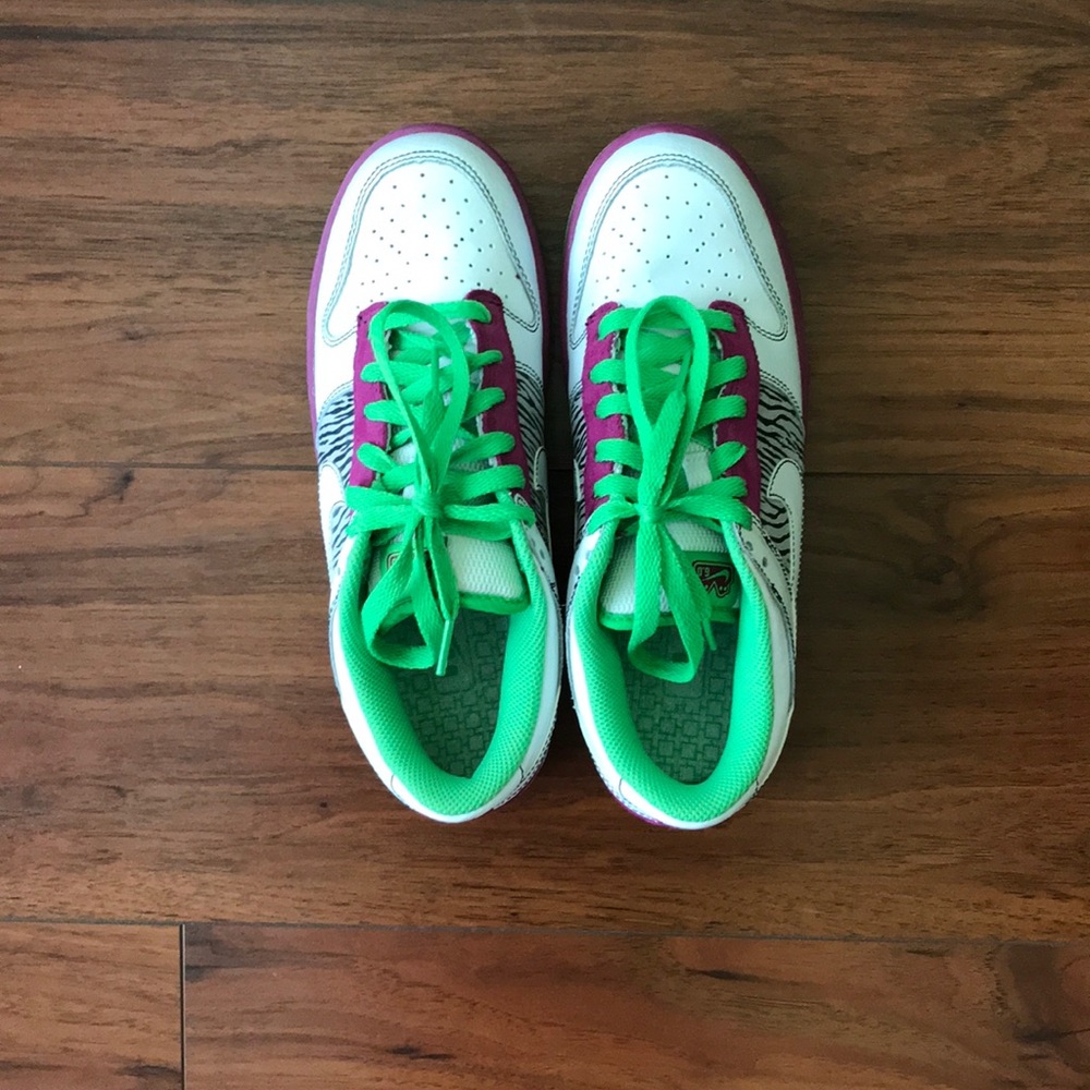 Nike 6.0 Dunks with zebra print